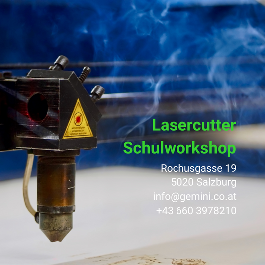Lasercutting - Schulworkshop - Gemini_Salzburg