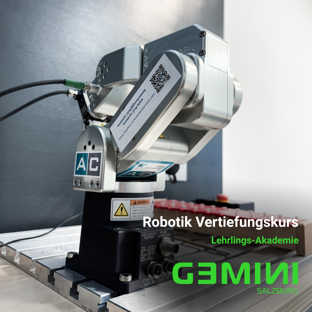 Robotik Vertiefungskurs  - Lehrlingskurs - Gemini_Salzburg 