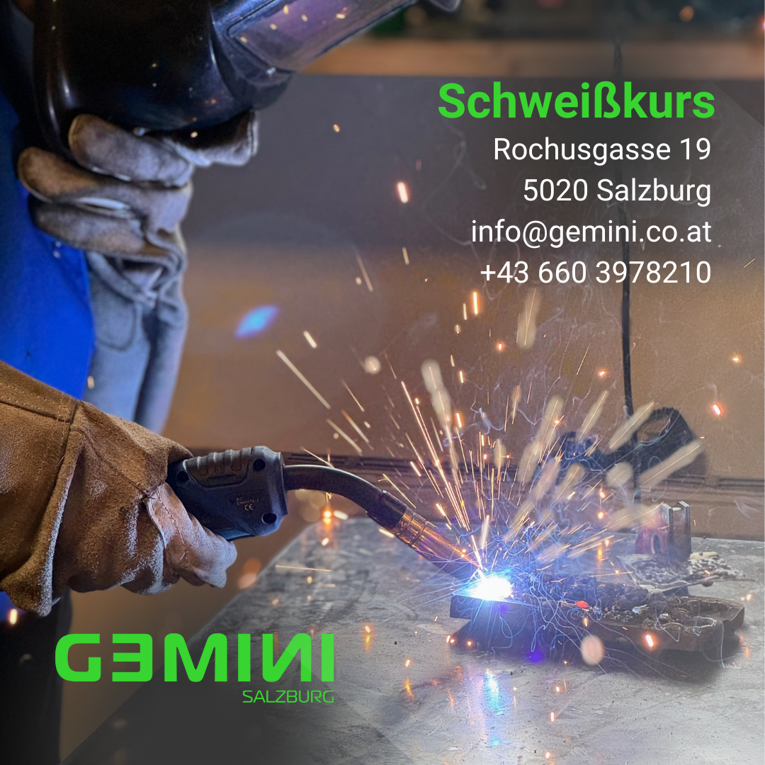Schweißkurs - MIG/MAG/WIG - Gemini_Salzburg