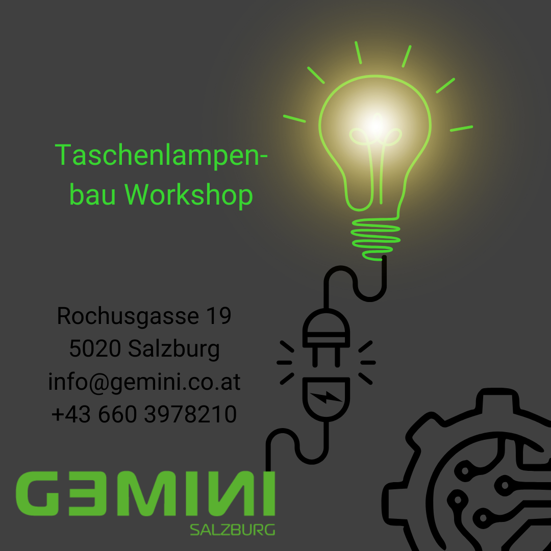 Taschenlampenbau - Schulworkshop
