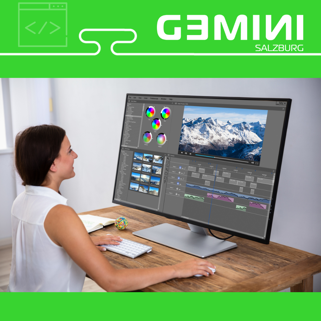 Videoschnitt für Digitales Marketing - Lehrlingskurs