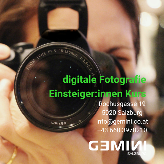 Digitale Fotografie für Einsteiger:innen